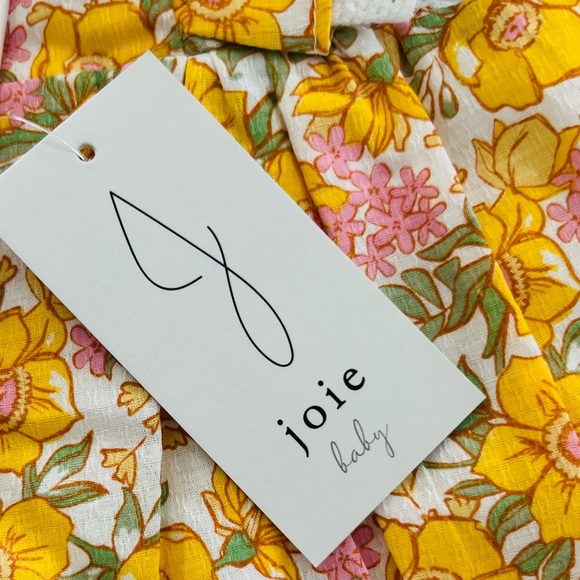 NEW Joie Baby Floral 2 Piece Outfit Size 6-9 Months NWT - Picture 9 of 11